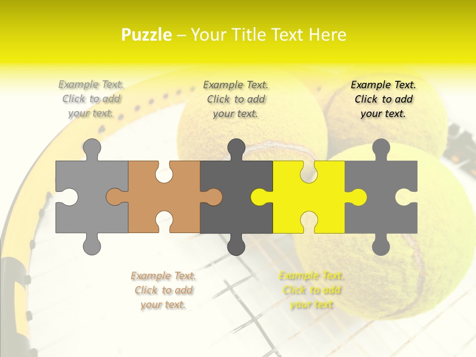 Macro Competition Balls PowerPoint Template