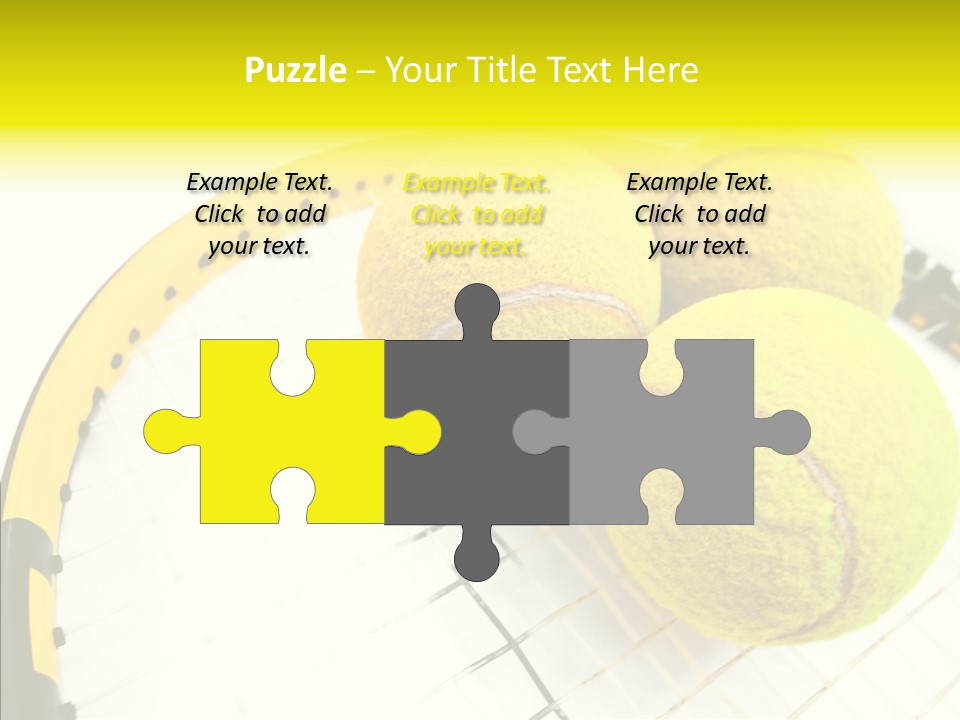 Macro Competition Balls PowerPoint Template