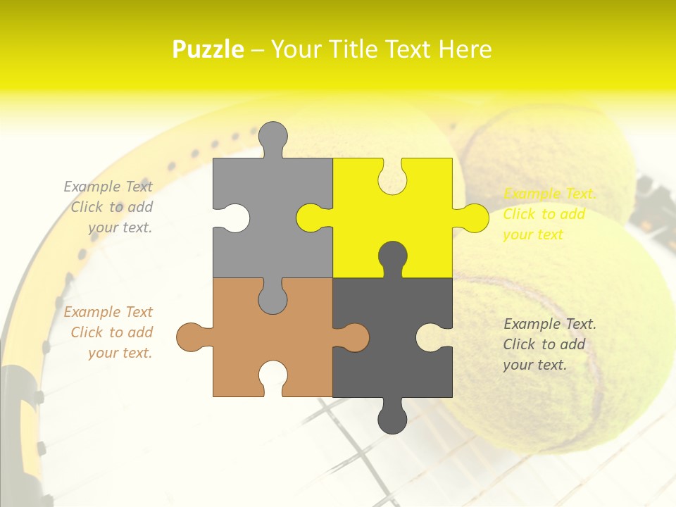 Macro Competition Balls PowerPoint Template