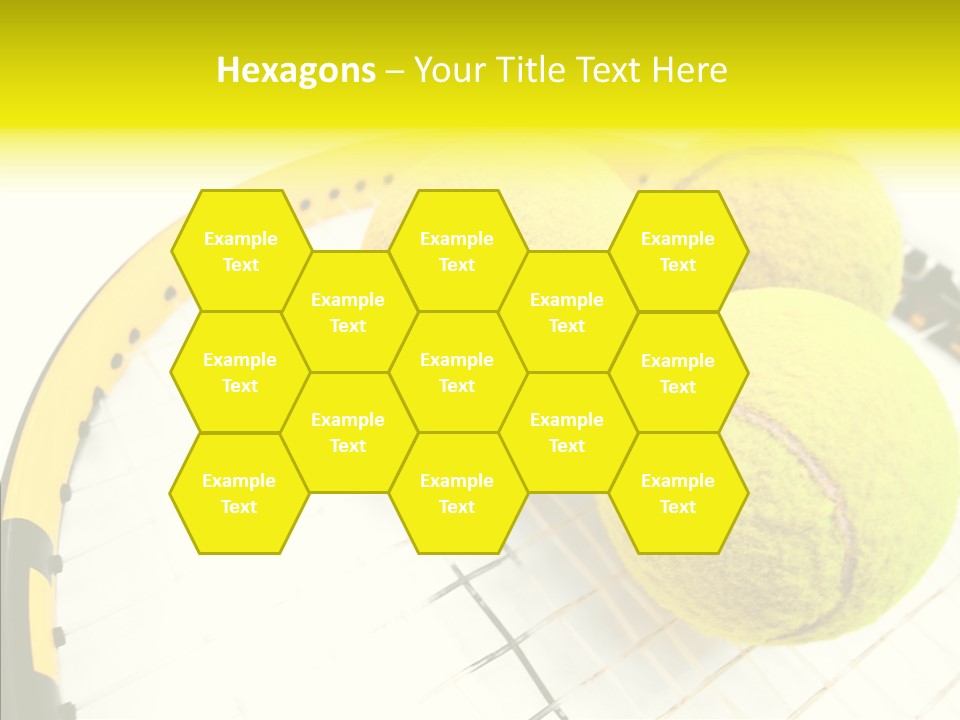 Macro Competition Balls PowerPoint Template