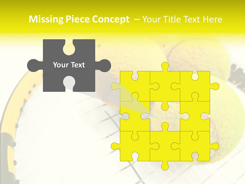 Macro Competition Balls PowerPoint Template