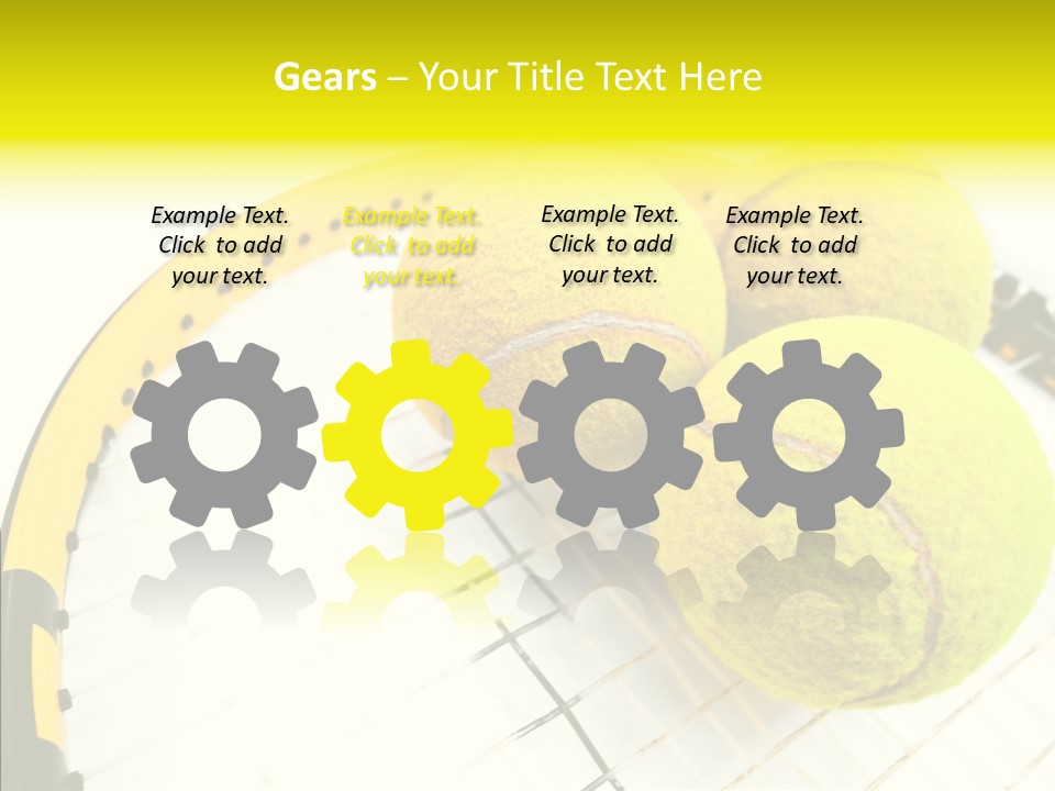 Macro Competition Balls PowerPoint Template