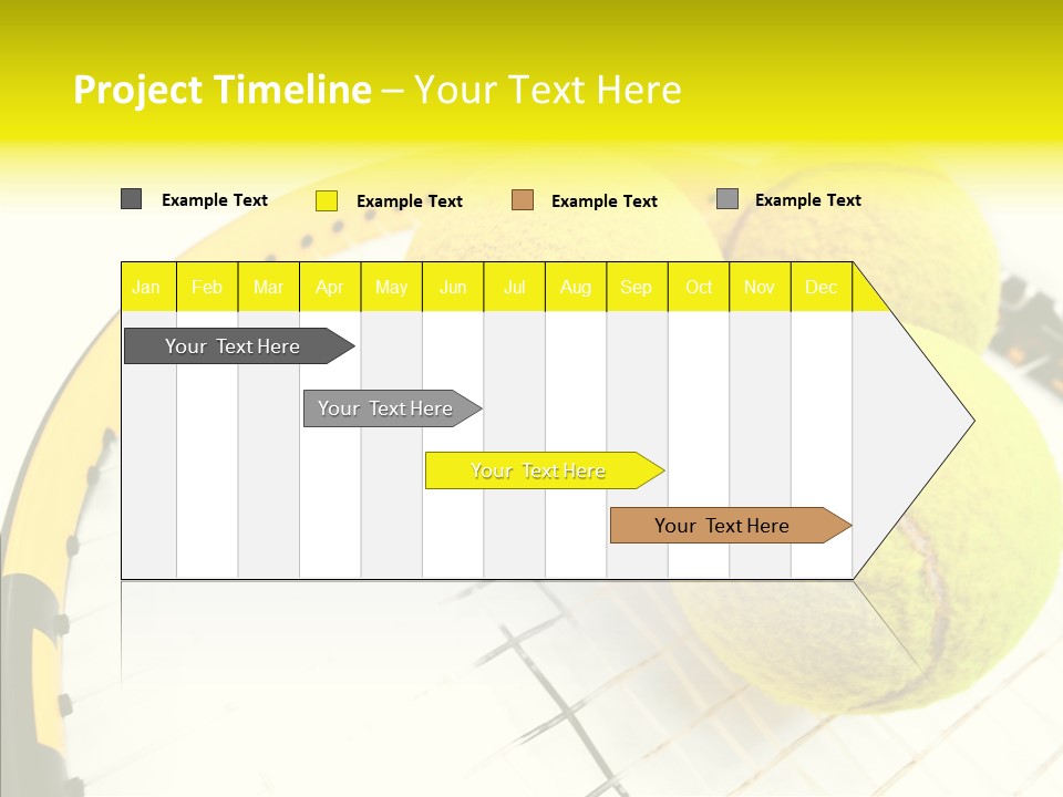 Macro Competition Balls PowerPoint Template