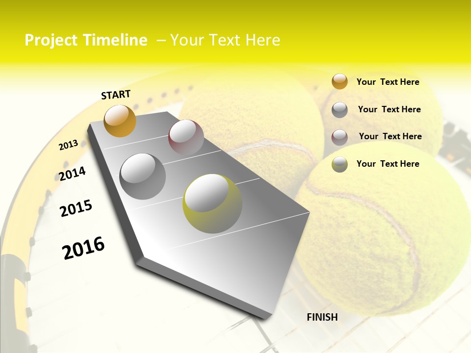 Macro Competition Balls PowerPoint Template