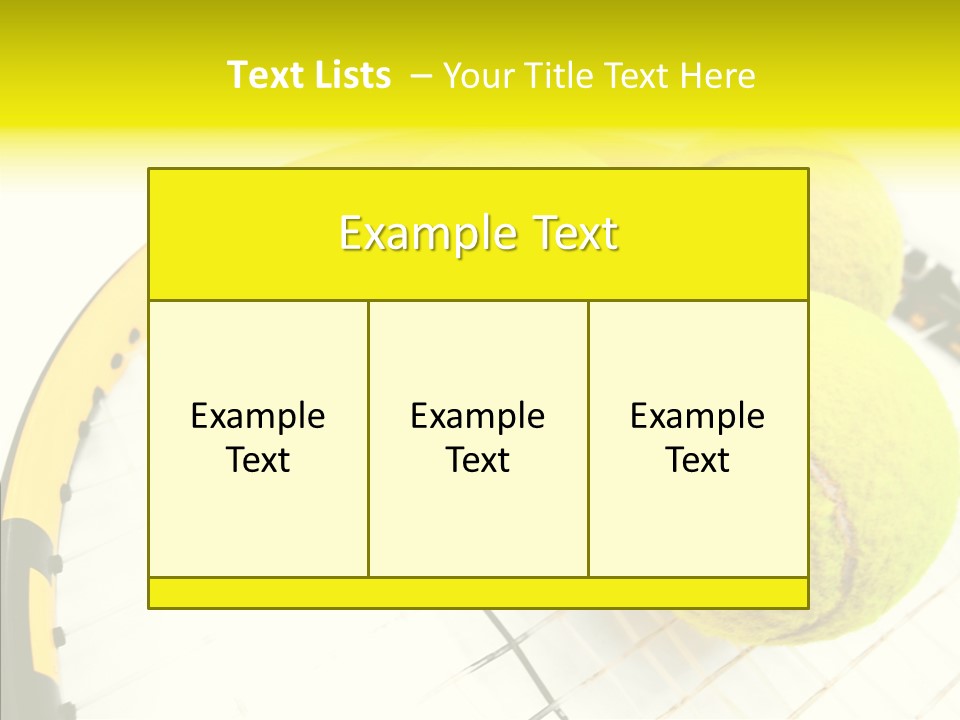 Macro Competition Balls PowerPoint Template