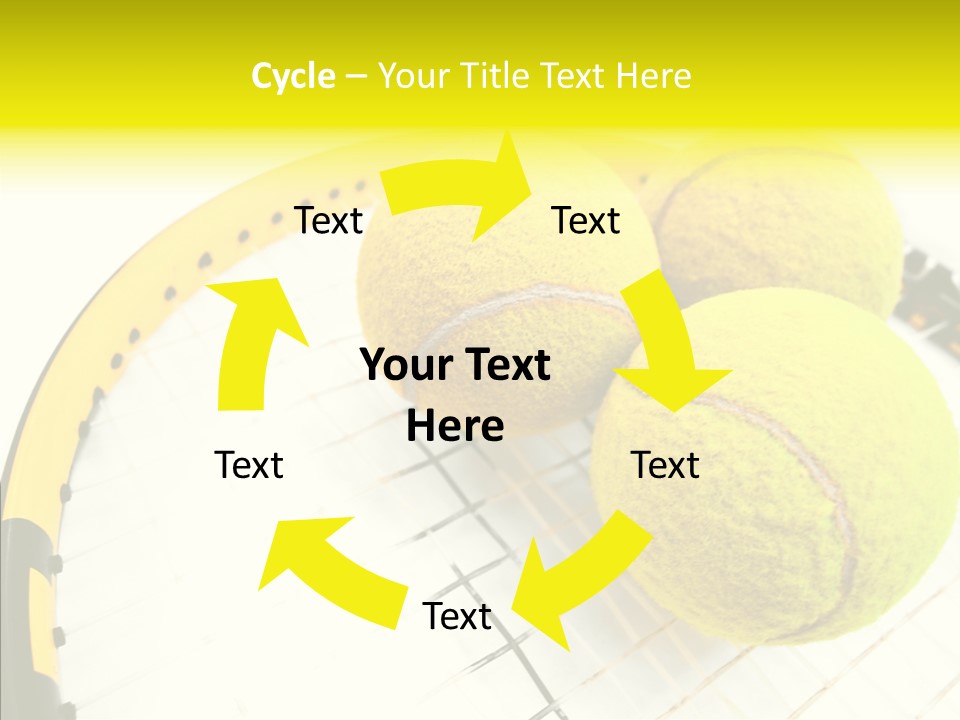 Macro Competition Balls PowerPoint Template