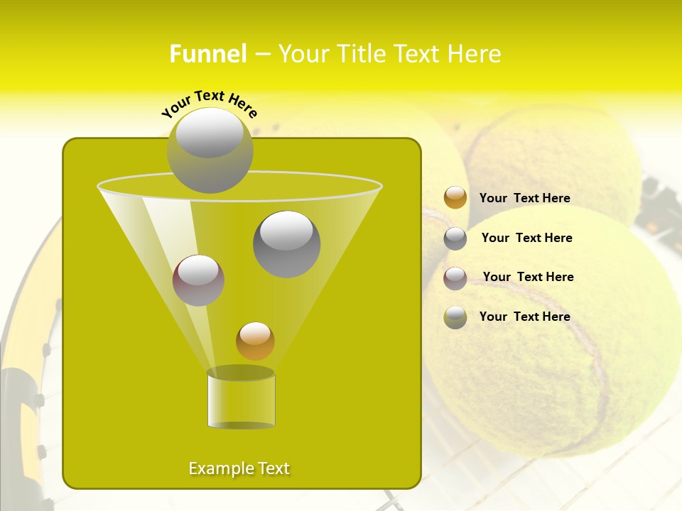 Macro Competition Balls PowerPoint Template