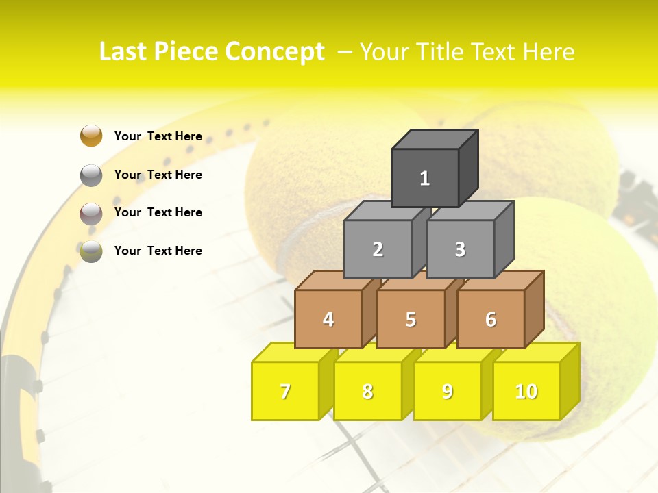 Macro Competition Balls PowerPoint Template