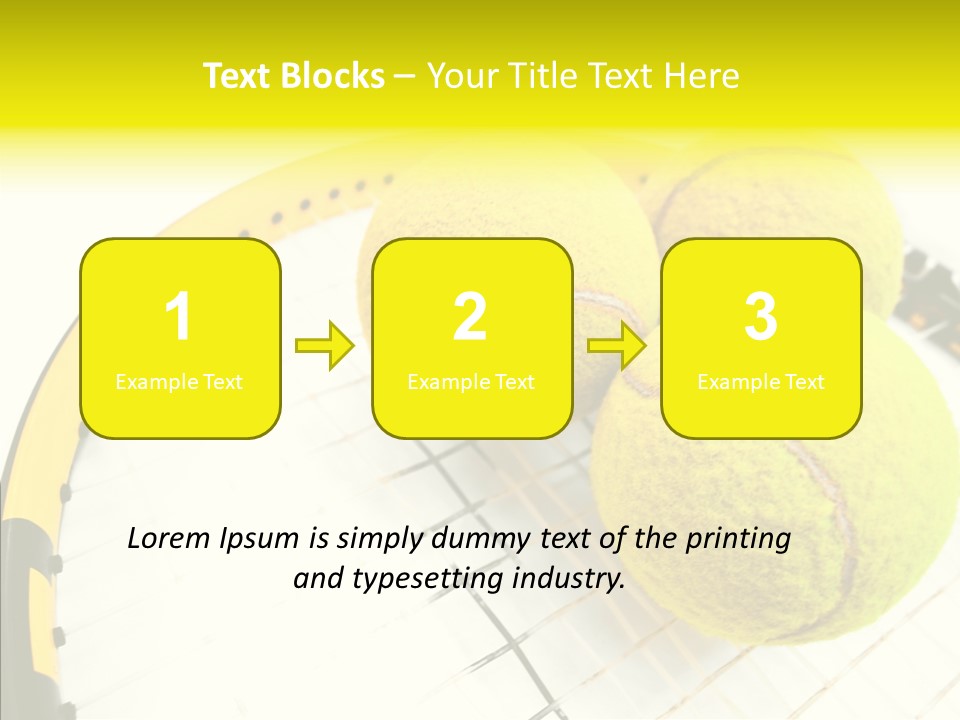 Macro Competition Balls PowerPoint Template