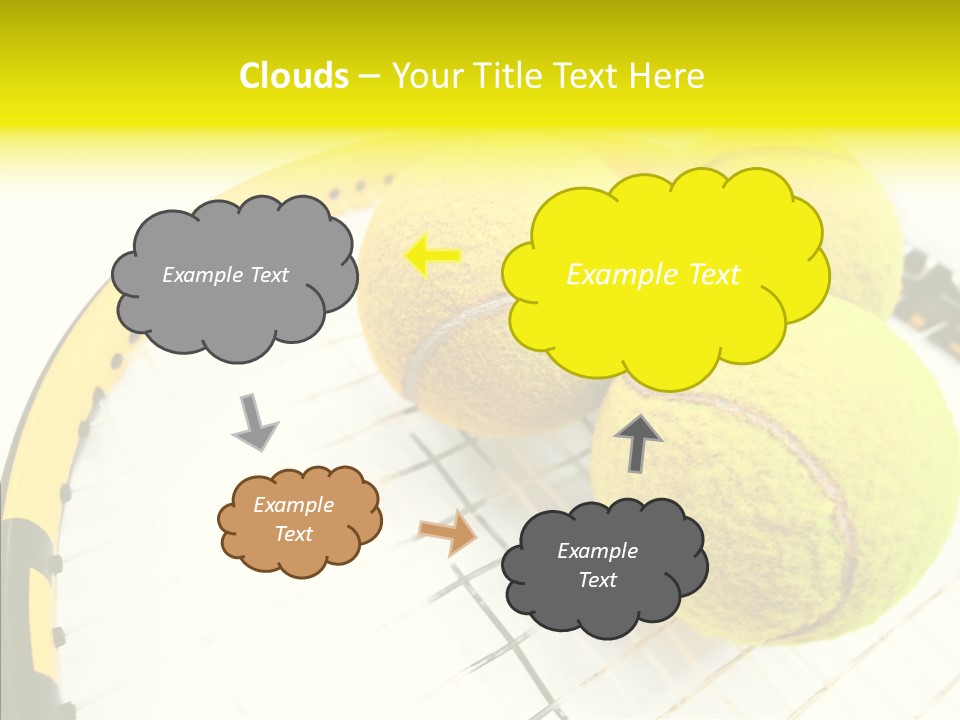Macro Competition Balls PowerPoint Template