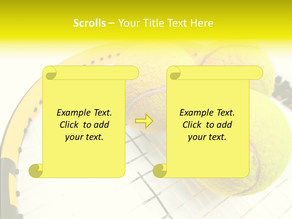 Macro Competition Balls PowerPoint Template