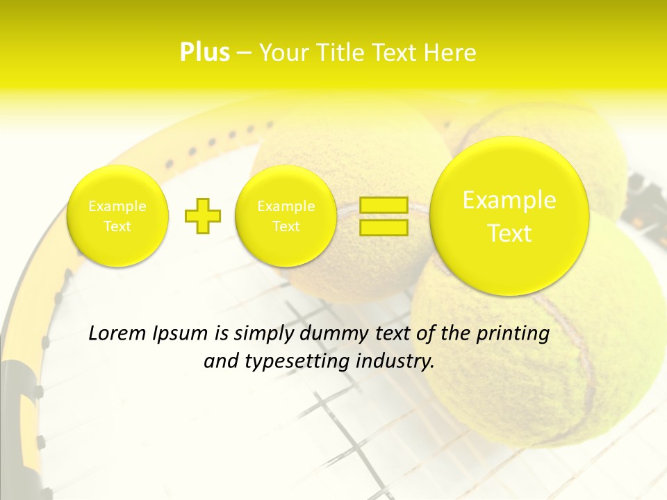 Macro Competition Balls PowerPoint Template