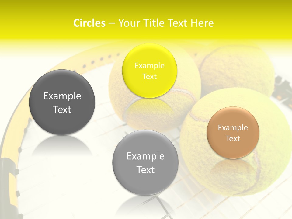 Macro Competition Balls PowerPoint Template