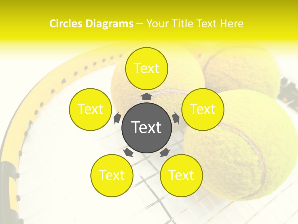 Macro Competition Balls PowerPoint Template