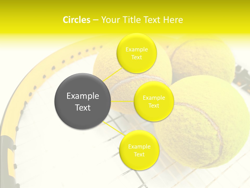 Macro Competition Balls PowerPoint Template