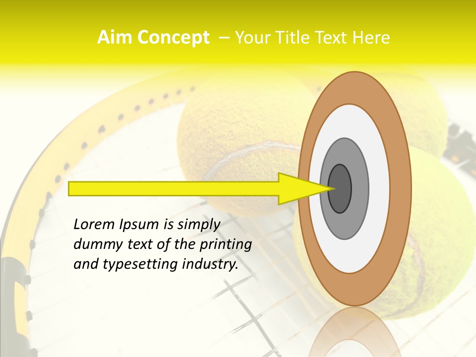 Macro Competition Balls PowerPoint Template