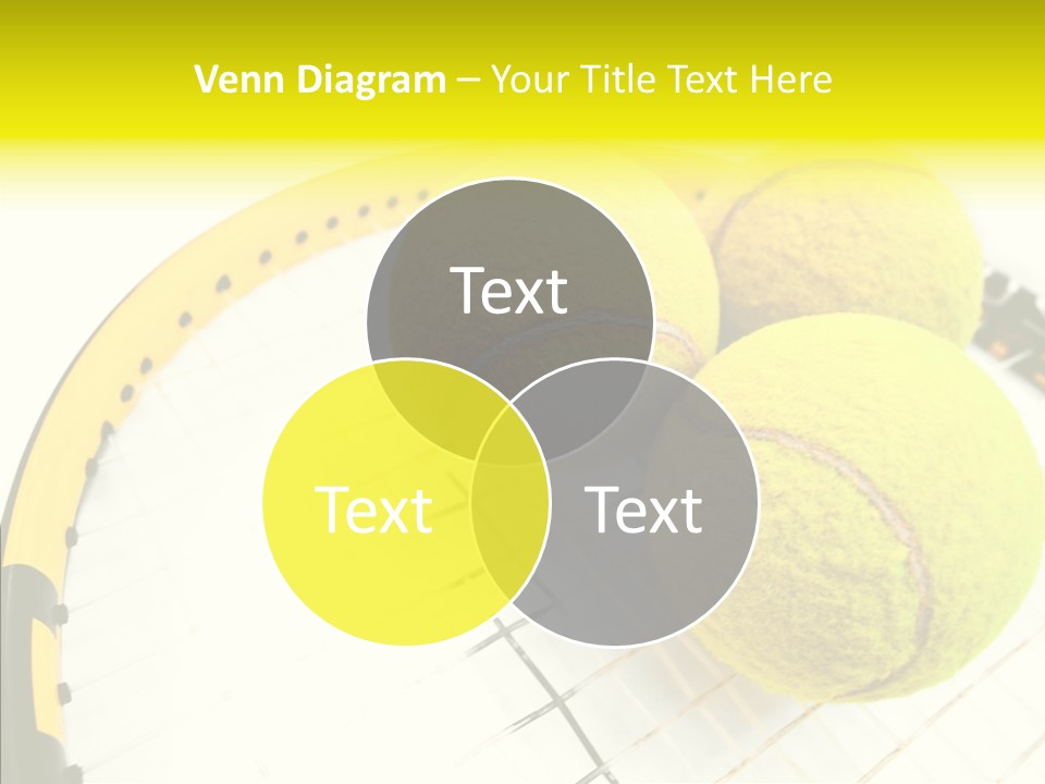 Macro Competition Balls PowerPoint Template