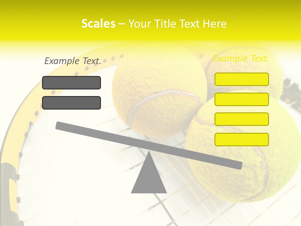 Macro Competition Balls PowerPoint Template