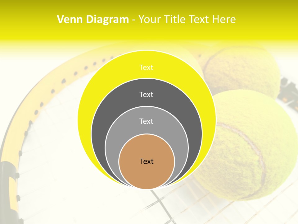 Macro Competition Balls PowerPoint Template