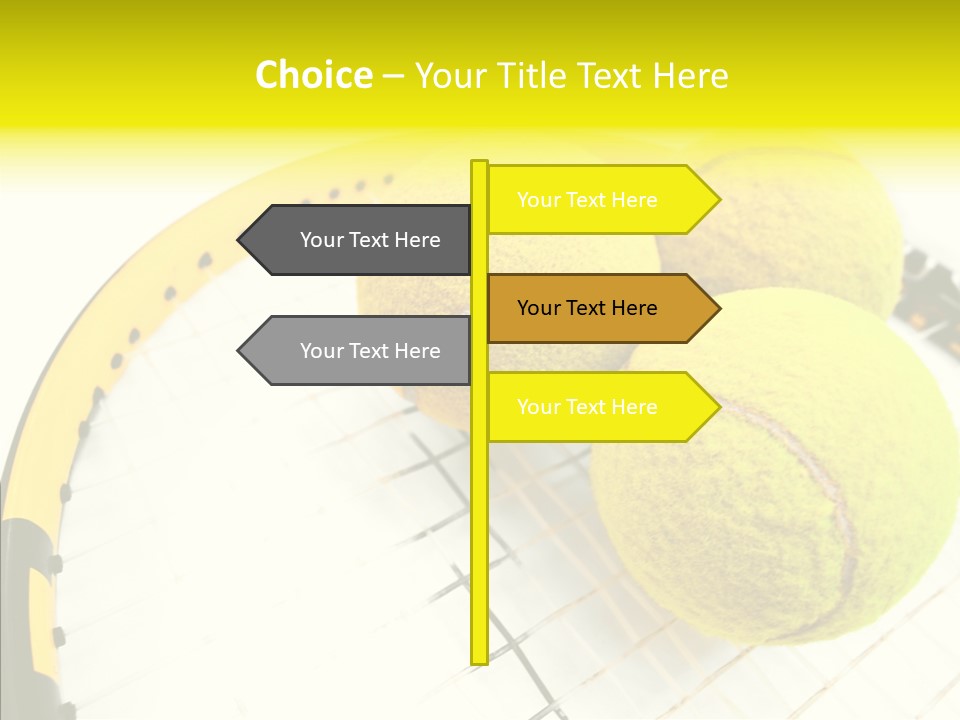 Macro Competition Balls PowerPoint Template