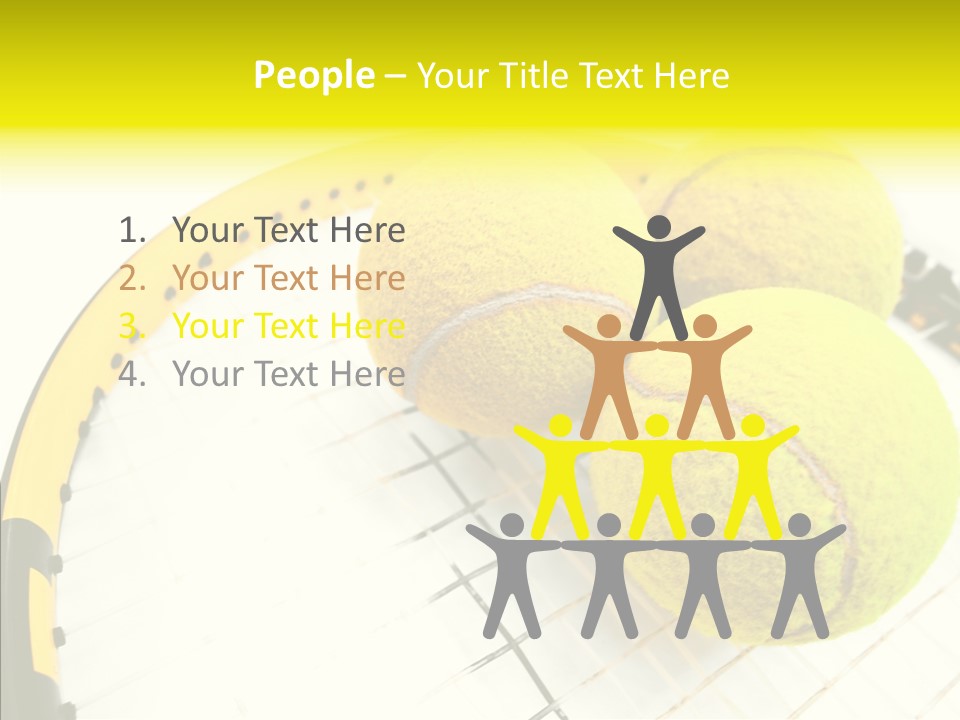 Macro Competition Balls PowerPoint Template