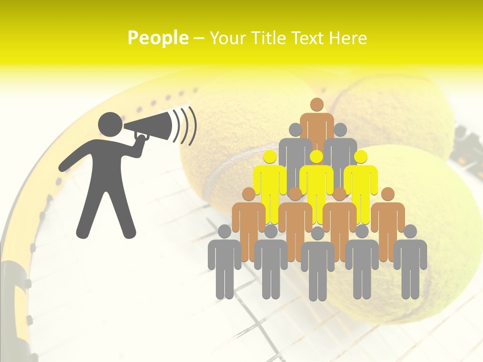 Macro Competition Balls PowerPoint Template