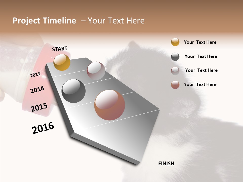 Food Milk Closeup PowerPoint Template