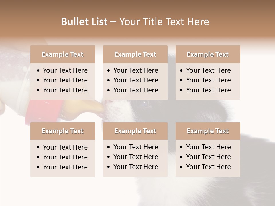 Food Milk Closeup PowerPoint Template