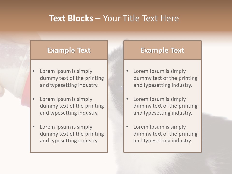 Food Milk Closeup PowerPoint Template