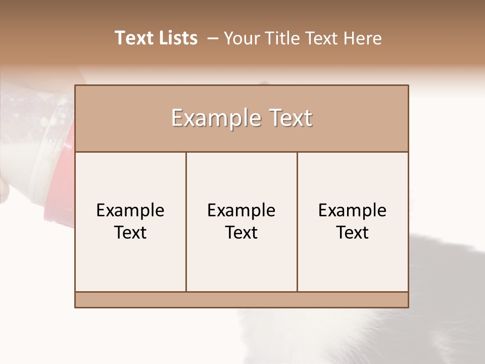 Food Milk Closeup PowerPoint Template