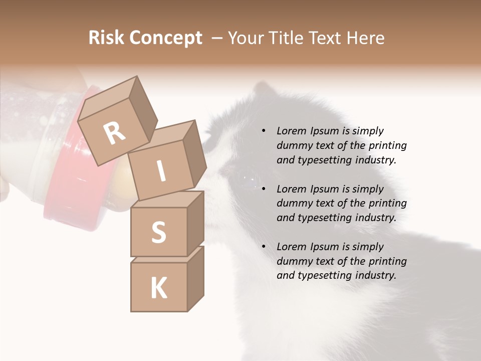 Food Milk Closeup PowerPoint Template