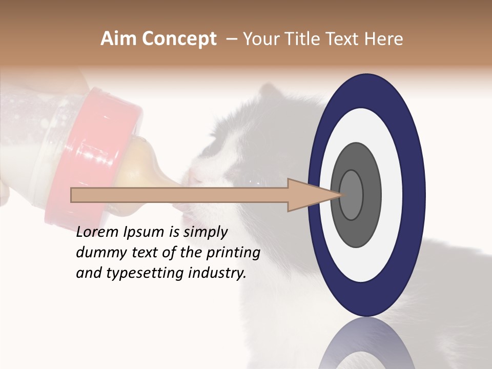 Food Milk Closeup PowerPoint Template