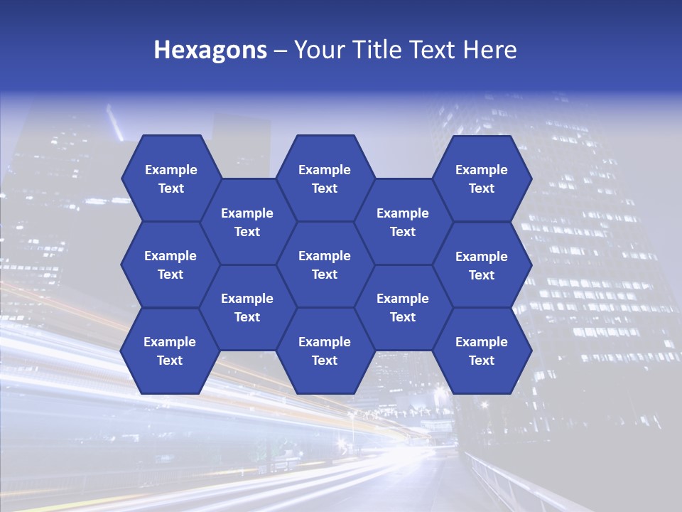 Travel Twilight Skyscraper PowerPoint Template