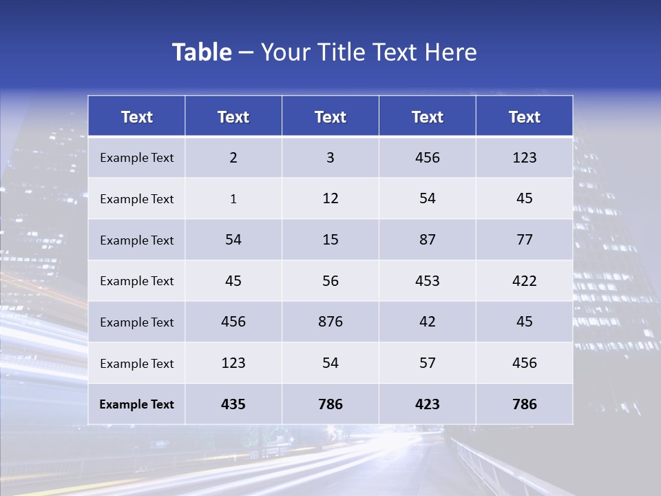 Travel Twilight Skyscraper PowerPoint Template