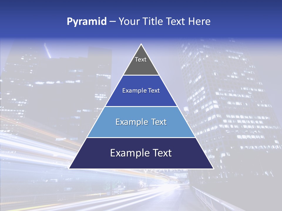 Travel Twilight Skyscraper PowerPoint Template