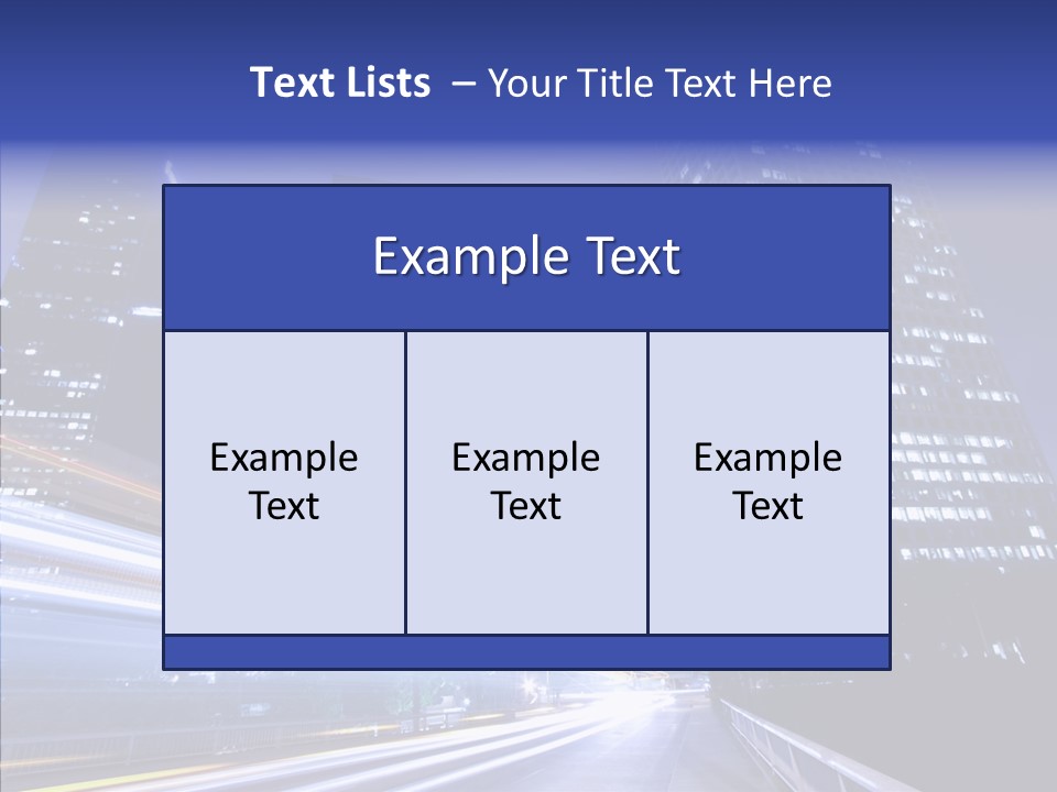 Travel Twilight Skyscraper PowerPoint Template