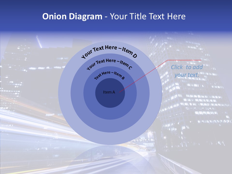Travel Twilight Skyscraper PowerPoint Template