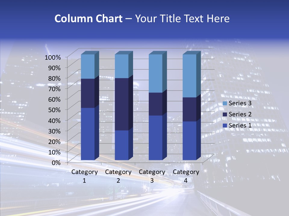 Travel Twilight Skyscraper PowerPoint Template