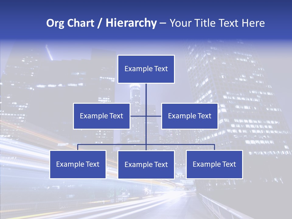 Travel Twilight Skyscraper PowerPoint Template
