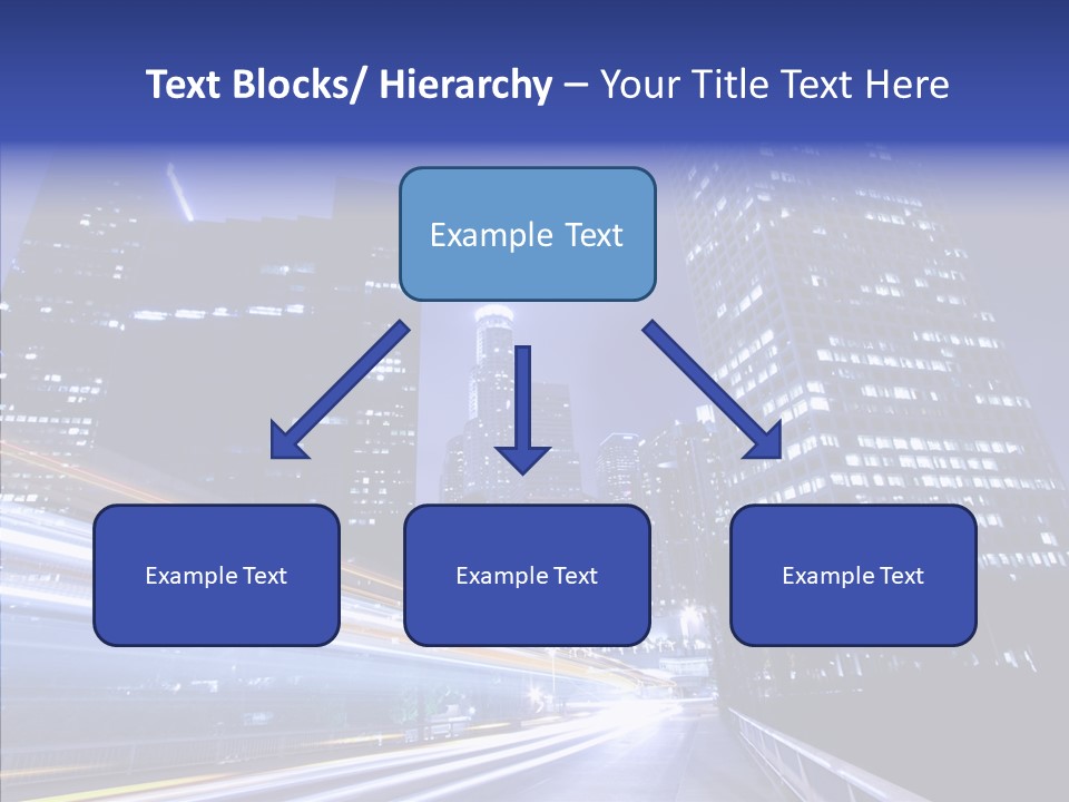 Travel Twilight Skyscraper PowerPoint Template