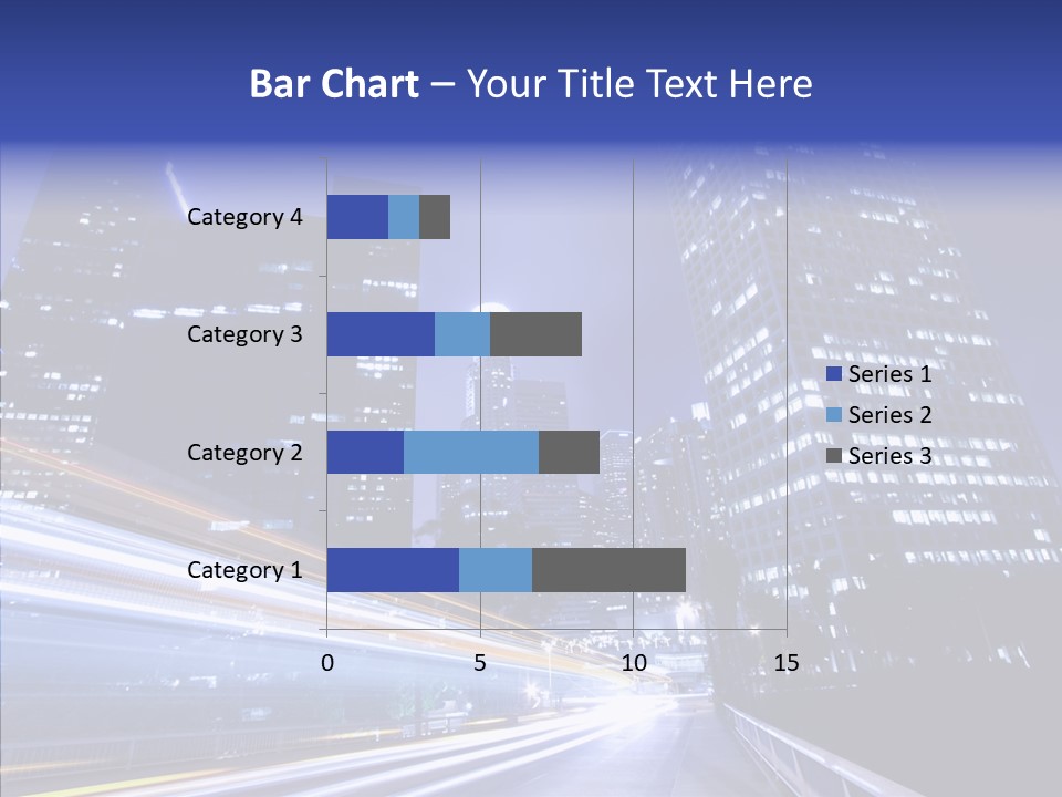 Travel Twilight Skyscraper PowerPoint Template