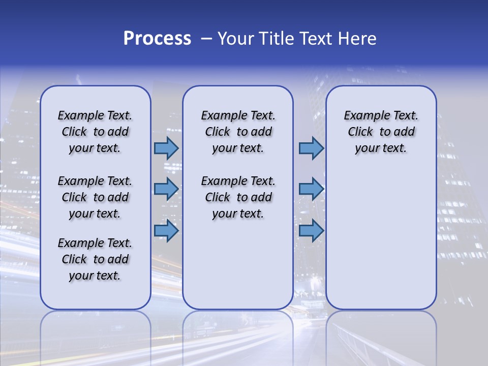 Travel Twilight Skyscraper PowerPoint Template