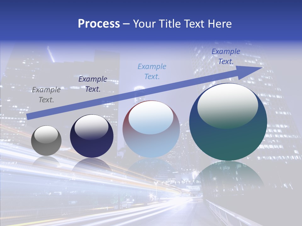 Travel Twilight Skyscraper PowerPoint Template