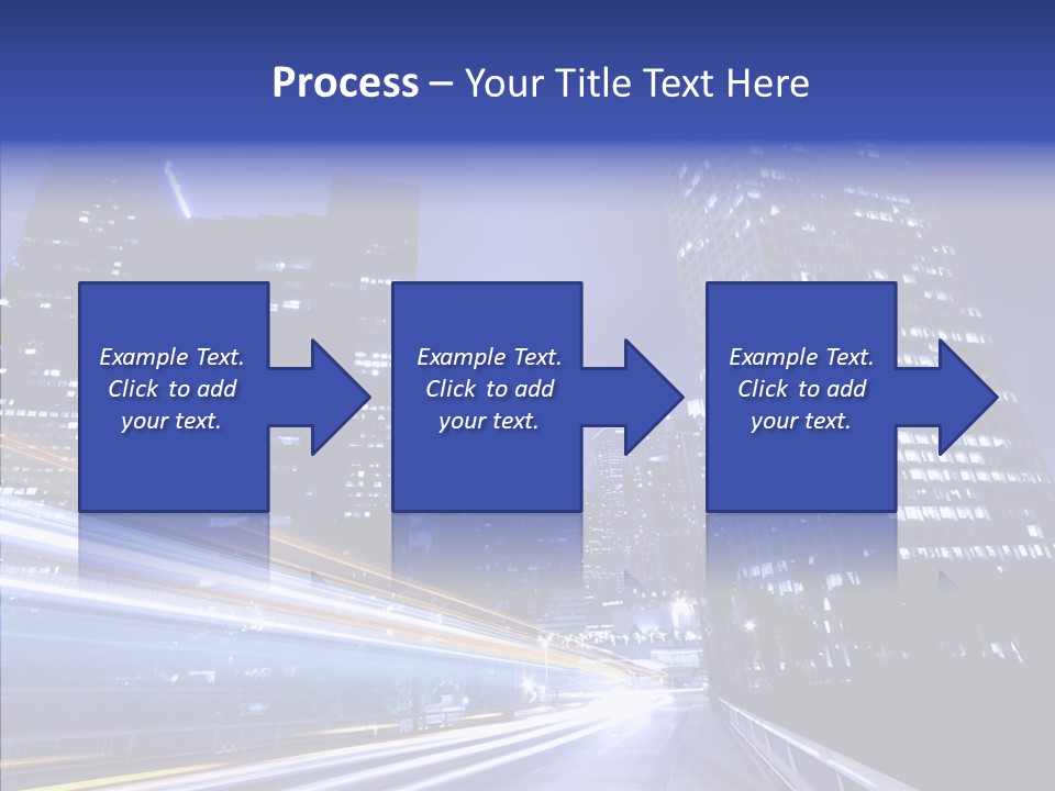 Travel Twilight Skyscraper PowerPoint Template