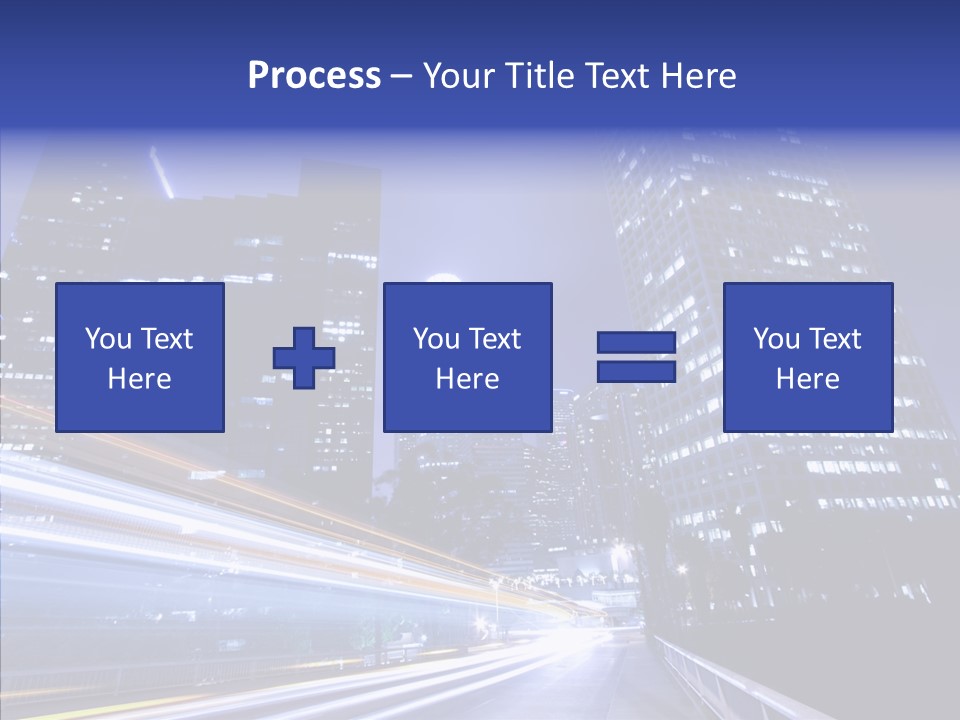 Travel Twilight Skyscraper PowerPoint Template