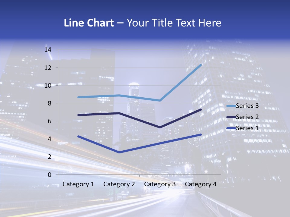 Travel Twilight Skyscraper PowerPoint Template