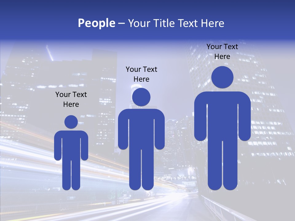 Travel Twilight Skyscraper PowerPoint Template