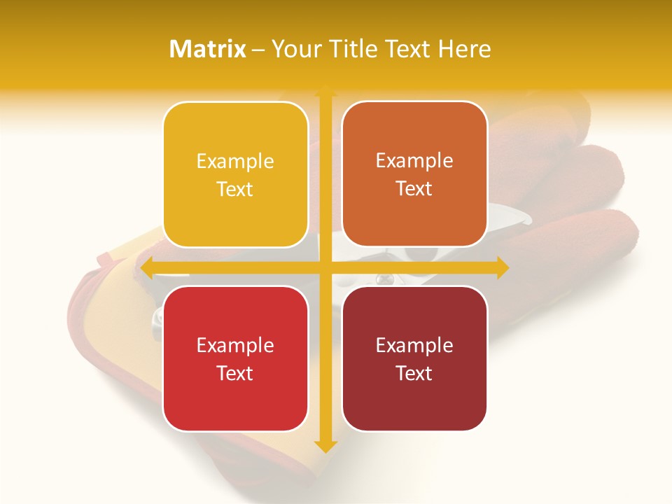 White Gardener Cut PowerPoint Template