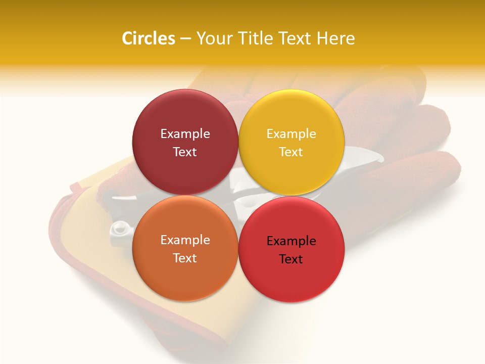 White Gardener Cut PowerPoint Template