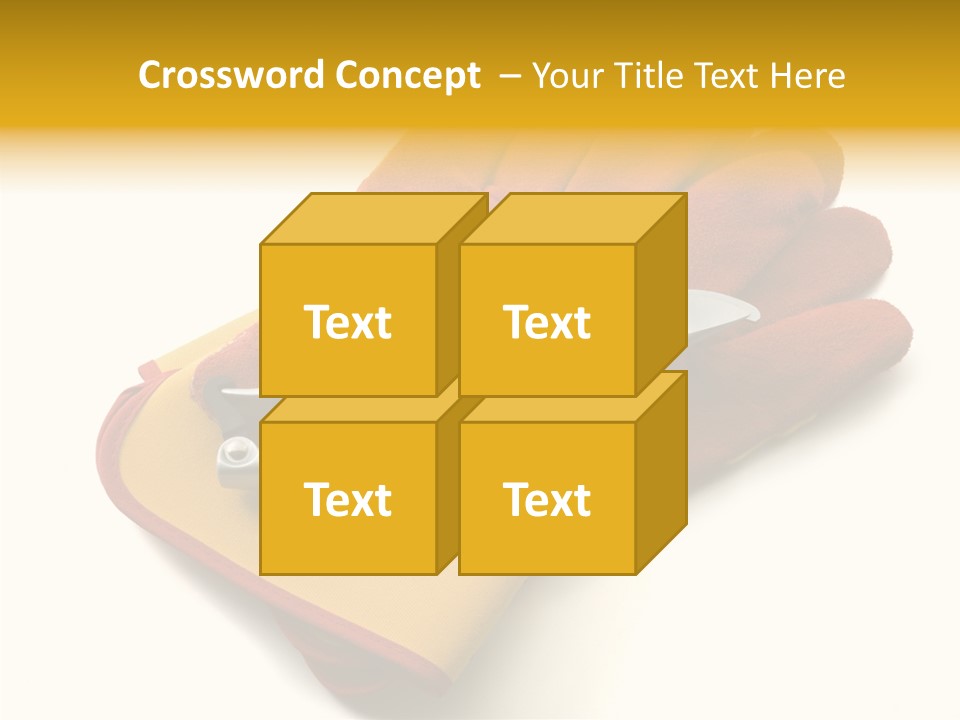 White Gardener Cut PowerPoint Template